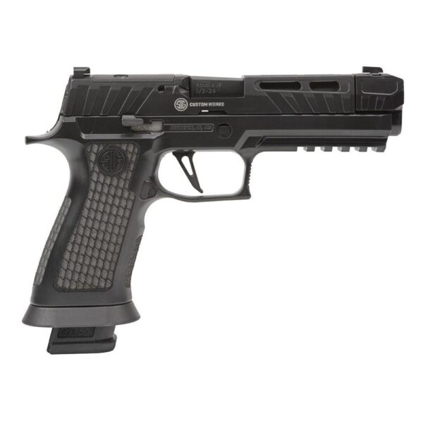 Sig Sauer P320 Spectre Comp Blackout Handgun 9mm Luger 10rd Magazines (2) 4.6" Barrel Black - Precision Shot Firearms