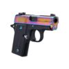 Sig Sauer P238 Titanium Rainbow SAO Handgun .380 Auto 6rd Magazines(2) 2.7" Barrel G10 Grips Night Sights - Precision Shot Firearms