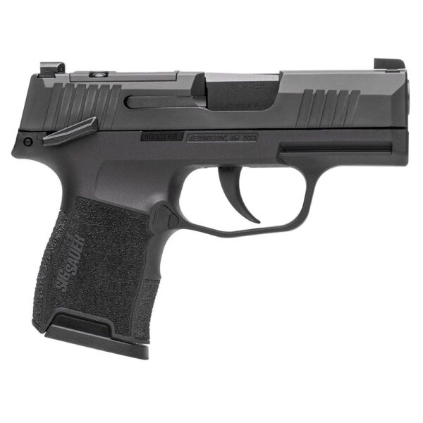 Sig Sauer P365 Handgun 9mm Luger 10rd Magazines (2) 3.1" Barrel Black Optic Ready MA Compliant - Precision Shot Firearms