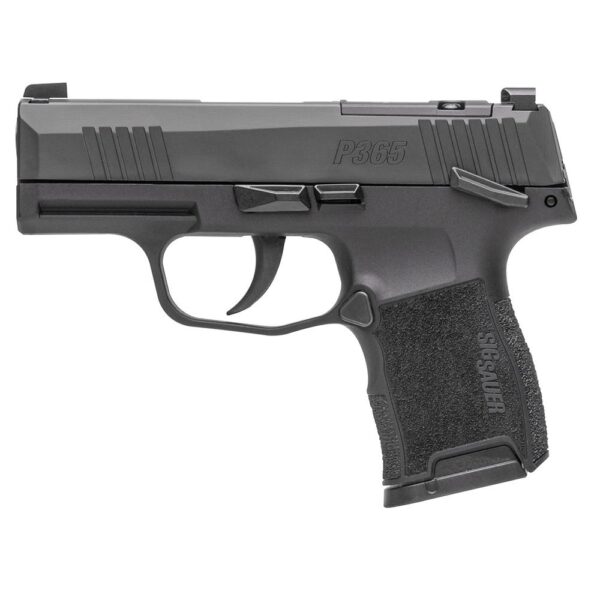Sig Sauer P365 Handgun 9mm Luger 10rd Magazines (2) 3.1" Barrel Black Optic Ready MA Compliant - Precision Shot Firearms