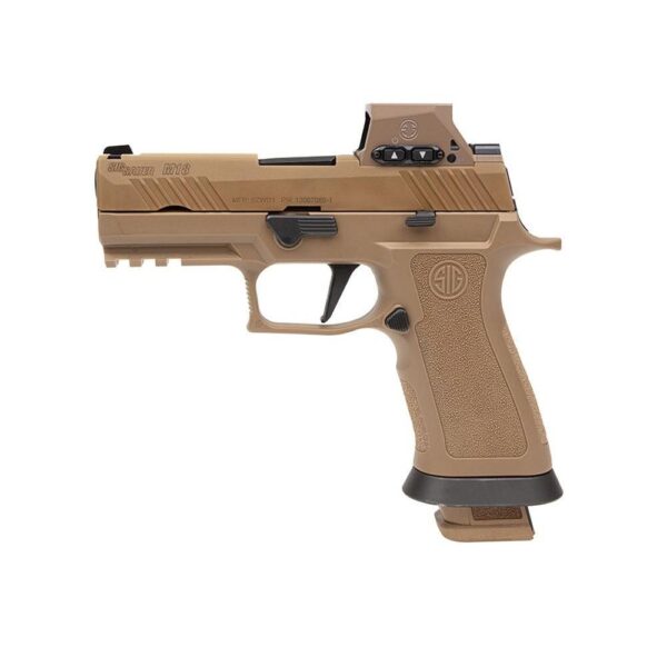 Sig Sauer M18X Handgun 9mm Luger 21rd Magazines (3) 3.9" Barrel Coyote with RomeoM17 - Precision Shot Firearms