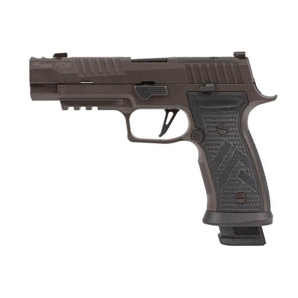 Sig Sauer P320 AXG Legion Handgun 9mm Luger 10rd Magazines (3) 3.9" Barrel Brown Optic Ready - Precision Shot Firearms