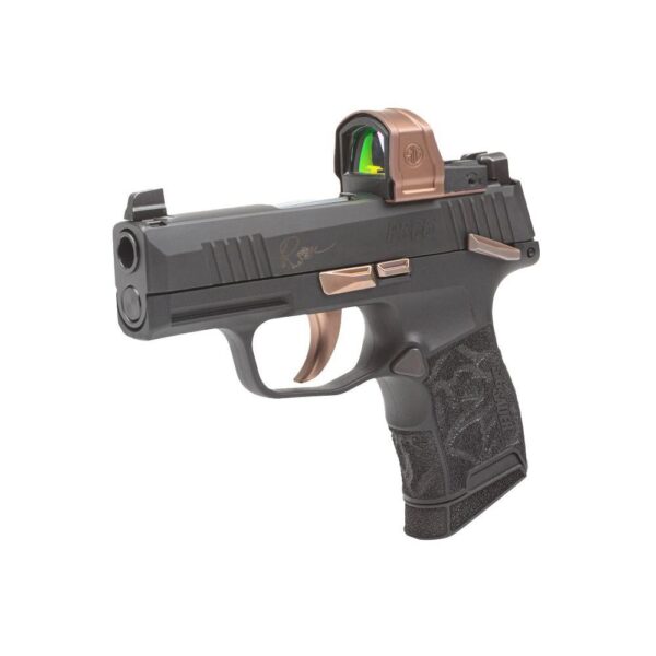 Sig Sauer P365 Rose 380 Handgun .380 Auto 10rd Magazines (2) 3.1" Barrel Black W/ Romeo Zero Elite Red Dot - Precision Shot Firearms