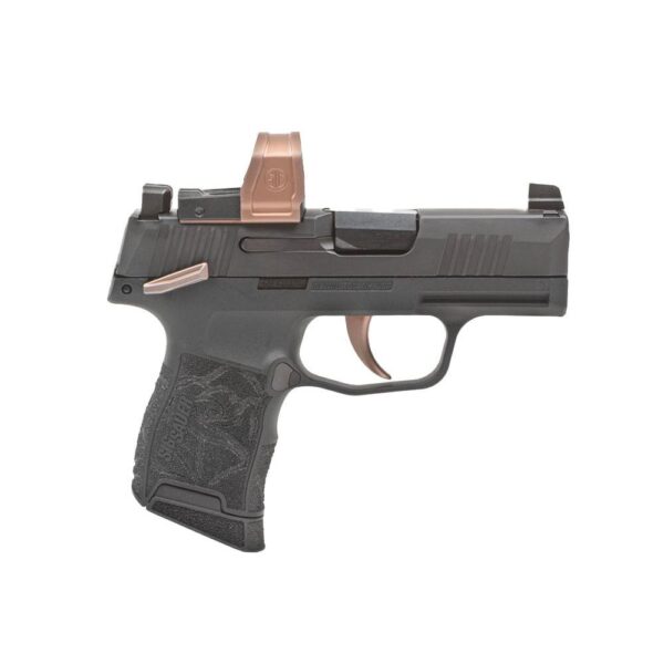 Sig Sauer P365 Rose 380 Handgun .380 Auto 10rd Magazines (2) 3.1" Barrel Black W/ Romeo Zero Elite Red Dot - Precision Shot Firearms