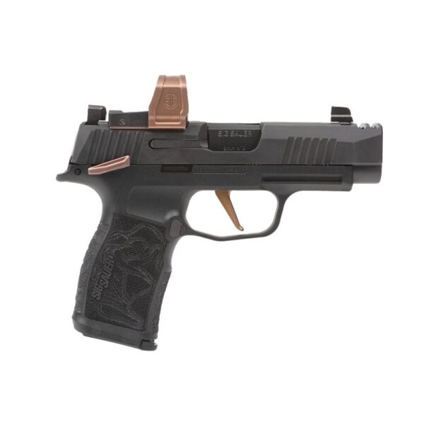 Sig Sauer P365-XL Rose Compact Handgun 9mm Luger 12rd Magazines (2) 3.1" Barrel Black with Romeo Zero - Precision Shot Firearms
