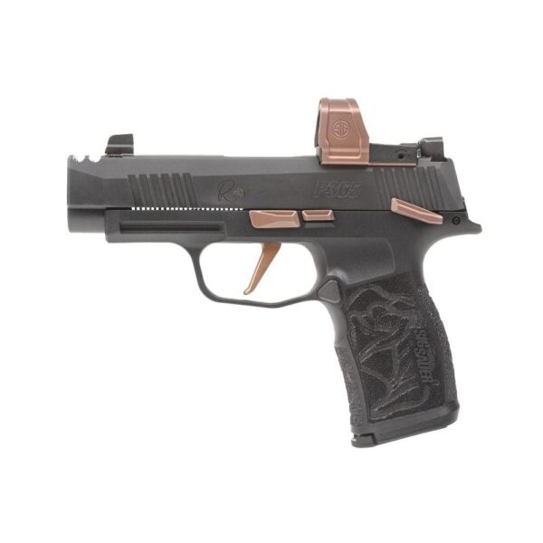 Sig Sauer P365-XL Rose Compact Handgun 9mm Luger 12rd Magazines (2) 3.1" Barrel Black with Romeo Zero - Precision Shot Firearms