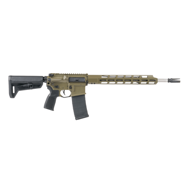 Sig Sauer M400 Tread Rifle 5.56 NATO 30rd Magazine 16" 1/2x28 Threaded Barrel Stainless Steel and Moss Green - Precision Shot Firearms