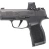 Sig Sauer P365X Compact Handgun 9mm 10rd Magazines (2) 3.1" Barrel Black with Romeo-X Red Dot - Precision Shot Firearms