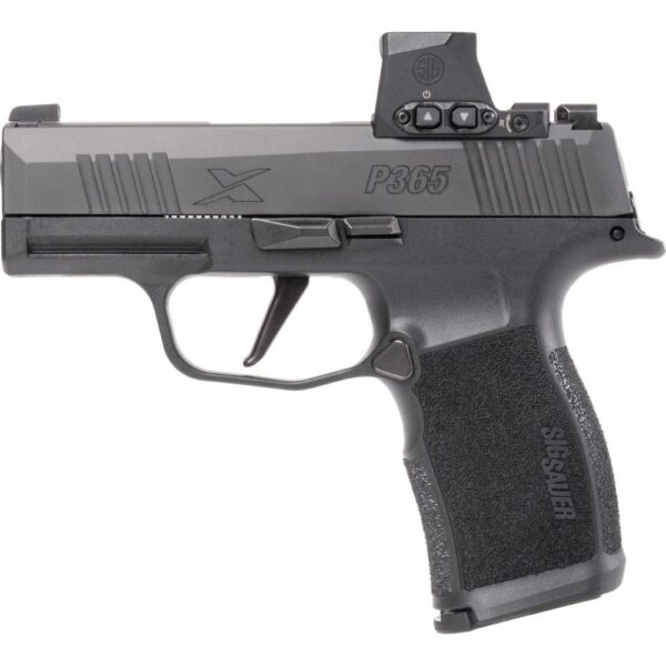 Sig Sauer P365X Compact Handgun 9mm 10rd Magazines (2) 3.1" Barrel Black with Romeo-X Red Dot - Precision Shot Firearms