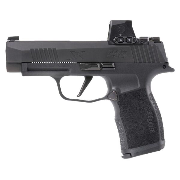 Sig Sauer P365XL Handgun 9mm Luger 12rd Magazines (2) 3.7" Barrel Black with Romeo-X Red Dot - Precision Shot Firearms