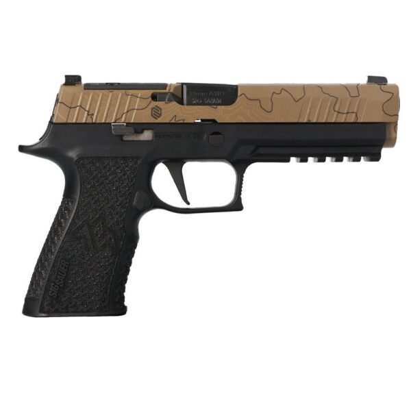 Sig Sauer P320-XTEN Endure Handgun 10mm Auto 15rd Magazines(3) 5" Barrel Topographic Pattern Slide - Precision Shot Firearms