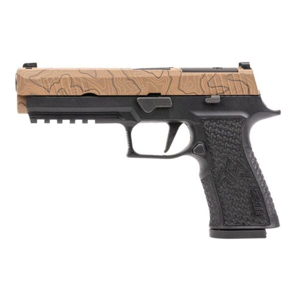 Sig Sauer P320-XTEN Endure Handgun 10mm Auto 15rd Magazines(3) 5" Barrel Topographic Pattern Slide - Precision Shot Firearms