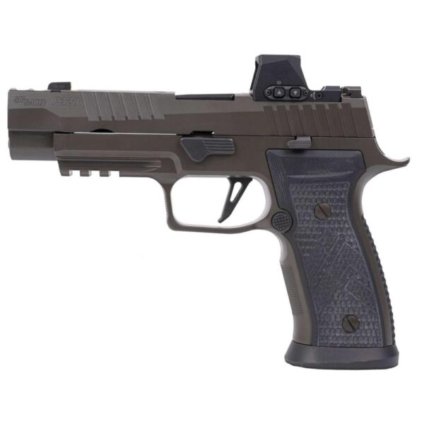 Sig Sauer P320 AXG Legion Handgun 9mm Luger 21rd Magazines (2) 3.9" Barrel Grey with Romeo-X Red Dot - Precision Shot Firearms