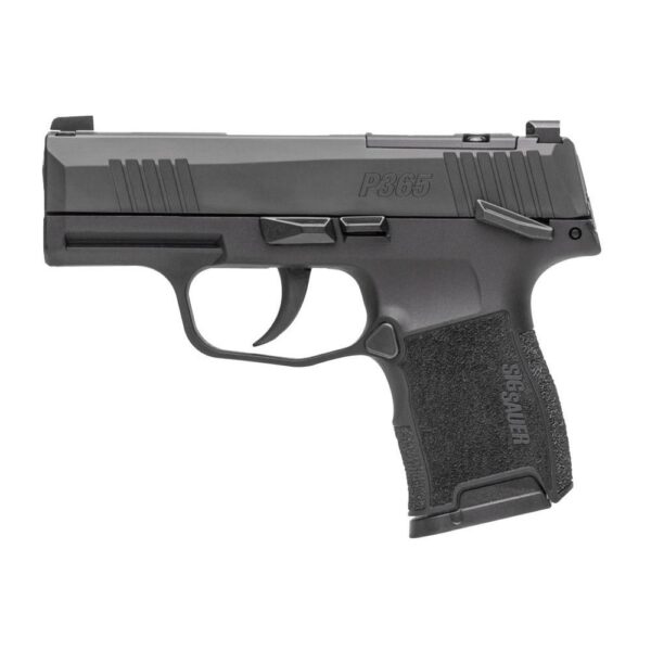 Sig Sauer P365 Handgun 9mm Luger 10rd Magazine (2) 3.1" Barrel Black Night Sights Optic Ready- CA Compliant - Precision Shot Firearms