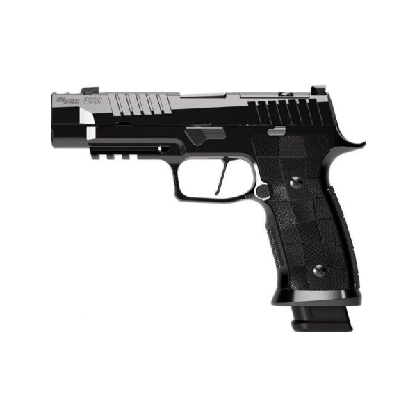 Sig Sauer Reserve Collection P320-SXG Handgun 9mm Luger 21rd Magazines(3) 3.9" Compensated Barrel Hi-Polish DLC - Precision Shot Firearms