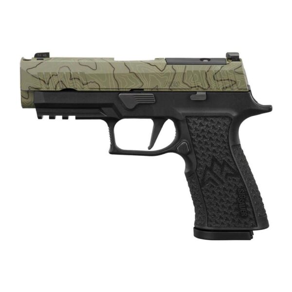 Sig Sauer P320-XTEN Endure Comp Handgun 10mm Auto 15rd Magazines(3) 3.8" Barrel Moss Green Slide Night Sights - Precision Shot Firearms
