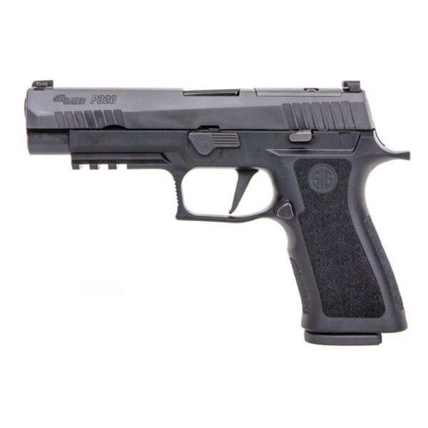 Sig Sauer P320 X- Series Handgun 9mm Luger 10rd Magazines(2) 4.7" Barrel Optic Plate Cover Manual Safety CA Compliant - Precision Shot Firearms