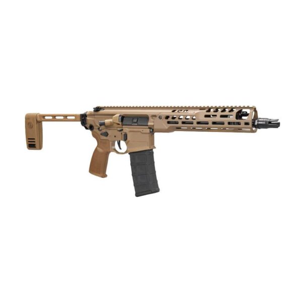 Sig Sauer MCX-SPEAR LT IR Pistol 5.56mm 30rd Magazine(1) 11.5" Threaded Barrel Coyote Finish Folding Brace - Precision Shot Firearms