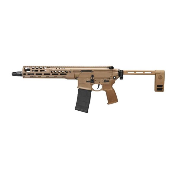 Sig Sauer MCX-SPEAR LT IR Pistol 5.56mm 30rd Magazine(1) 11.5" Threaded Barrel Coyote Finish Folding Brace - Precision Shot Firearms