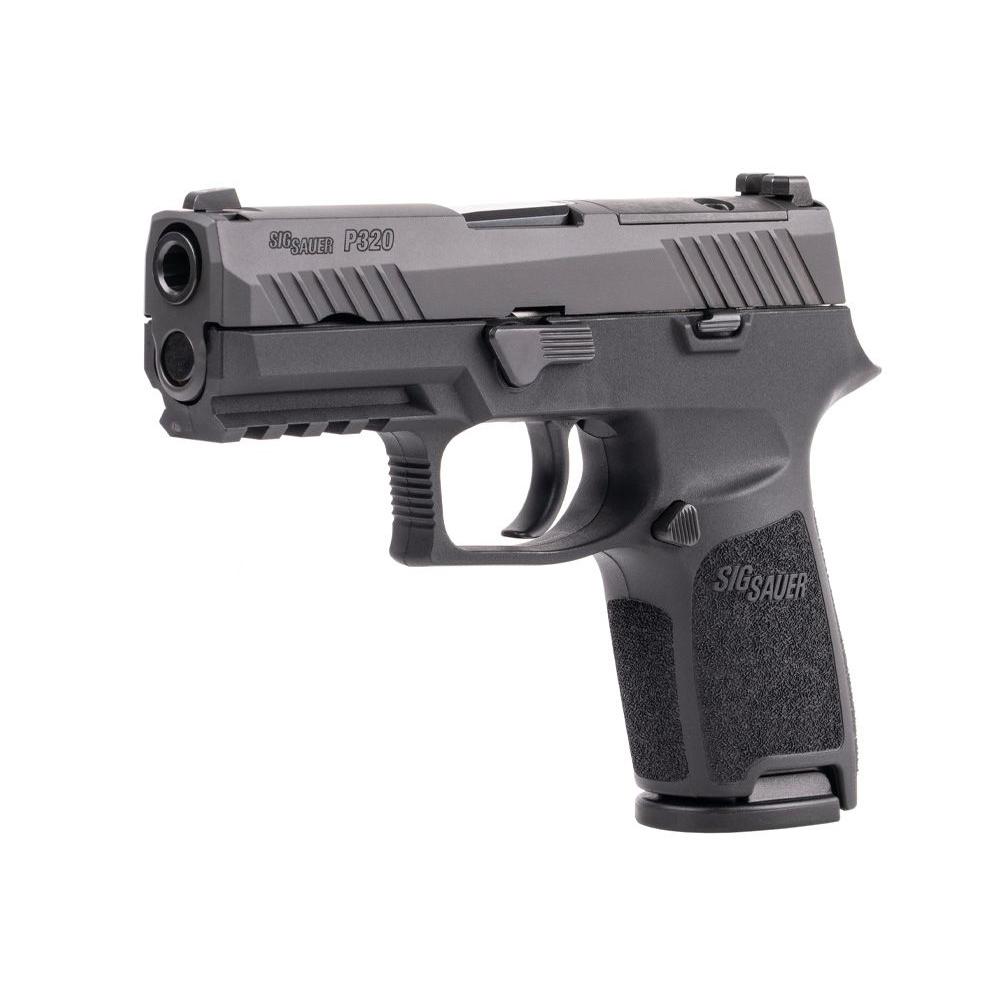 Sig Sauer P320 Compact Handgun 9mm Luger 10rd Magazines (2) 3.9" Barrel Black OR MA Compliant - Precision Shot Firearms