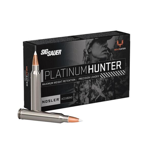 Sig Sauer Platinum Hunter Accubond Rifle Ammunition .300 Win Mag 180gr PT 3000 fps 20/ct - Precision Shot Firearms
