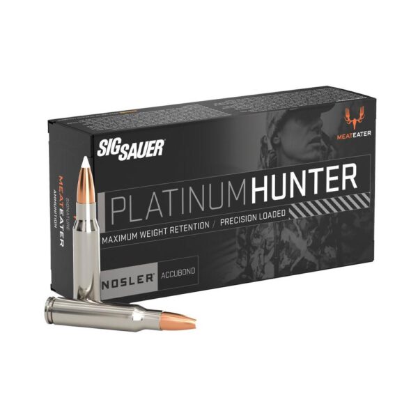 Sig Sauer Platinum Hunter Accubond Rifle Ammunition .308 Win 165gr PT 2700 fps 20/ct - Precision Shot Firearms