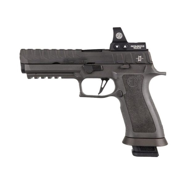 Sig Sauer P320-Max Handgun 9mm Luger 21rd Magazines(4) 5" Barrel Romeo3 Max 6MOA - Precision Shot Firearms