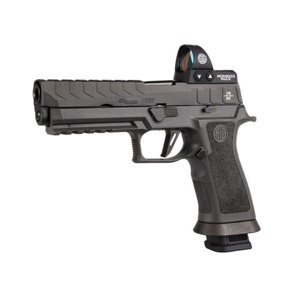Sig Sauer P320-Max Handgun 9mm Luger 21rd Magazines(4) 5" Barrel Romeo3 Max 6MOA - Precision Shot Firearms