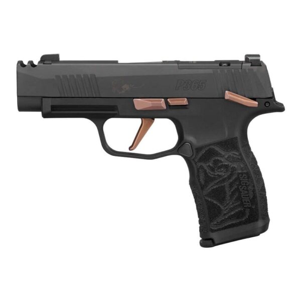 Sig Sauer P365-XL Rose Comp CA Approved Handgun 9mm Luger 10rd Magazines(2) 3.1" Barrel Manual Safety - Precision Shot Firearms