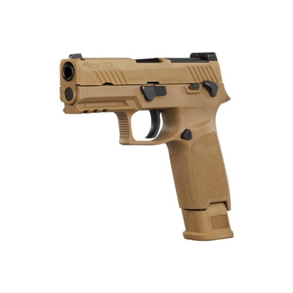 Sig Sauer M18 Coyote OR Compact Handgun 17(1) &21(2)rd Magazines 3.9" Barrel Manual Safety - Precision Shot Firearms