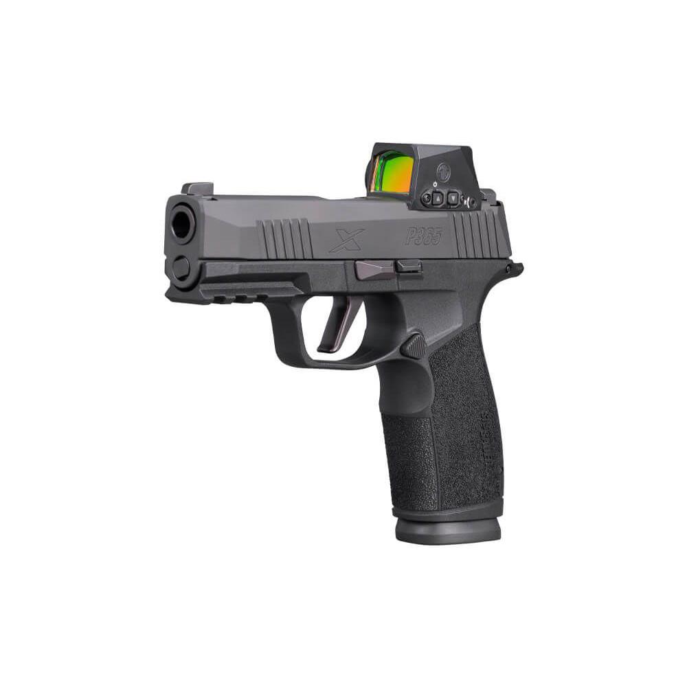 Sig Sauer P365 XMacro Handgun 9mm Luger 17rd Magazines(2) 3.7" Barrel Romeo Compact Red Dot - Precision Shot Firearms