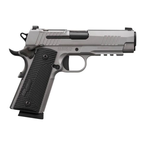 Sig Sauer 1911-XCARRY Stainless Handgun .45 ACP 8rd Magazine(2) 4.2" Barrel Optic Ready - Precision Shot Firearms