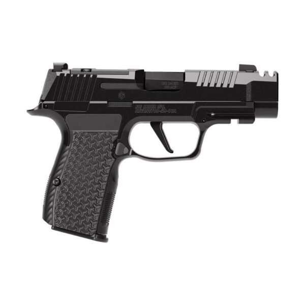 Sig Sauer P365 LUXE AXG Handgun .380 Auto 12rd Magazine(3) 3.1" Compensated Barrel Black Finish - Precision Shot Firearms
