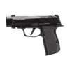 Sig Sauer P365 LUXE AXG Handgun .380 Auto 12rd Magazine(3) 3.1" Compensated Barrel Black Finish - Precision Shot Firearms