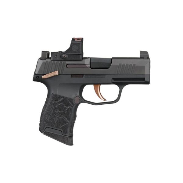 Sig Sauer P365 Rose Handgun .380 ACP 10rd Magazines (2) 3.1" Barrel Black with Romeo-RS - Precision Shot Firearms