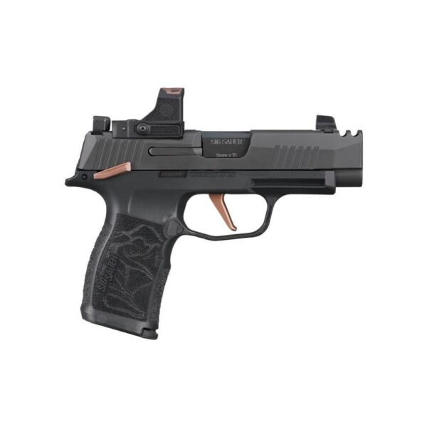 Sig Sauer P365-XL Rose Handgun .380 ACP 12rd Magazines (2) 3.7" Barrel Black with Romeo-RS Comp - Precision Shot Firearms