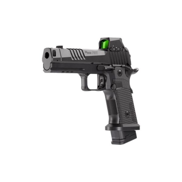 Sig Sauer P211-GTO Blackout Handgun 9mm Luger 21(2)&23(1)rd Magazines 4.4" Compensated Barrel Optic Ready SAO - Precision Shot Firearms