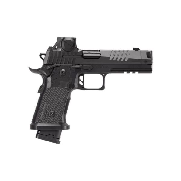 Sig Sauer P211-GTO Blackout Handgun 9mm Luger 21(2)&23(1)rd Magazines 4.4" Compensated Barrel Optic Ready SAO - Precision Shot Firearms