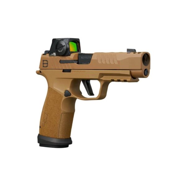 Sig Sauer P365-XF DH3 Handgun 9mm Luger 17(1)& 21(2)rd Magazines 3.7" Barrel DH3 Slide Coyote Romeo-X Competition Magwell - Precision Shot Firearms