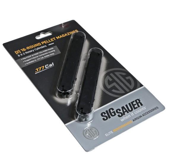 Sig Sauer Airgun Magazine for P226/P250 .177 cal 16/rd 2/ct 2/ct - Precision Shot Firearms