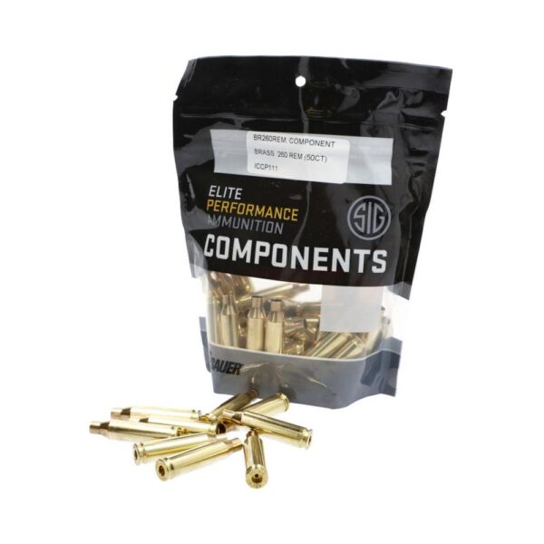 COMPONENT BRASS 260 REM (50 CT) - Precision Shot Firearms