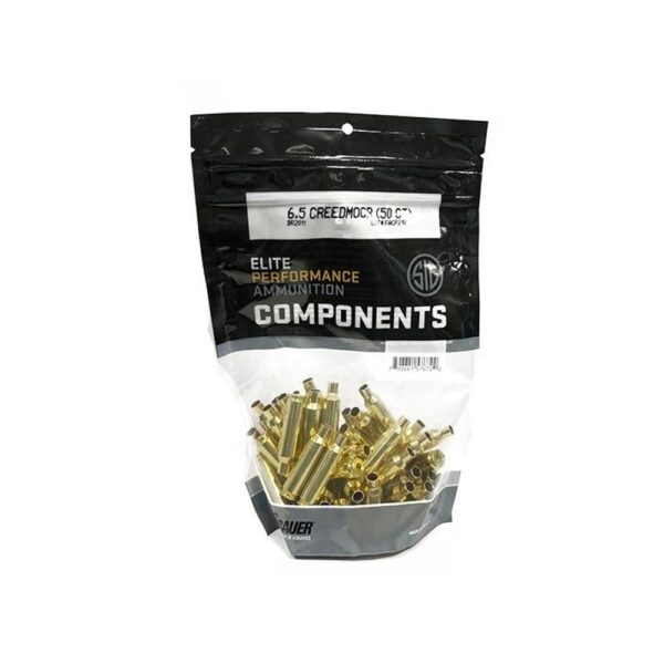 Sig Sauer Unprimed Brass Rifle Cartridge Cases 6mm Creedmoor 50/ct - Precision Shot Firearms