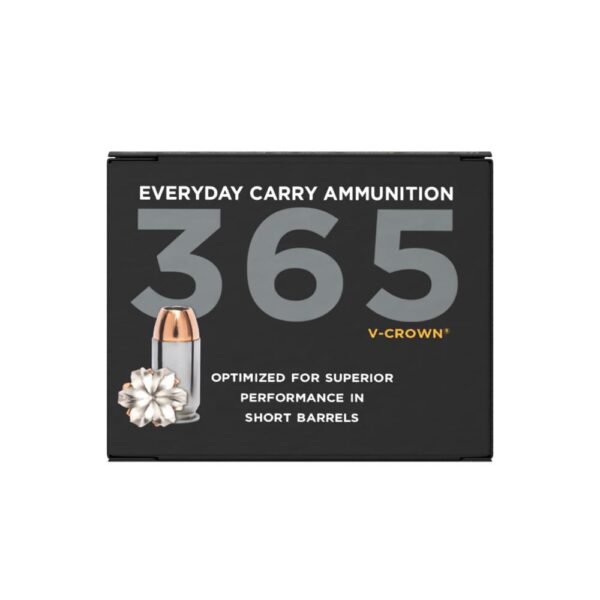 Sig 365 Elite V-Crown Handgun Ammunition 9mm Luger 115 gr JHP 1050 fps 20/ct - Precision Shot Firearms
