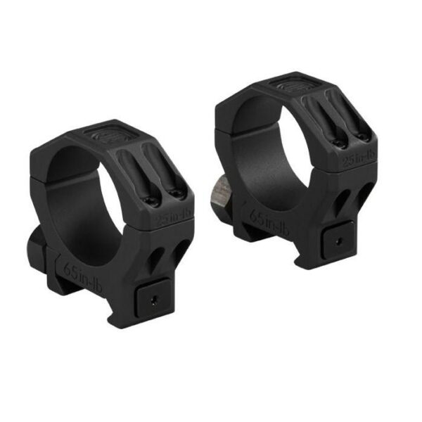 Sig Sauer Alpha6 Scope Ring Set 30mm Low Profile 0.85" Al Matte Black - Precision Shot Firearms