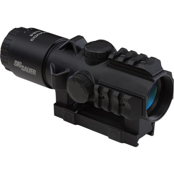Sig Sauer BRAVO3 Battle Sight - 3x24mm 300 Blackout Horseshoe Dot Illum Ret 0.5 MOA M1913 - Black - Precision Shot Firearms