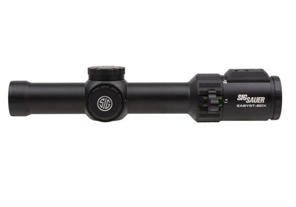 Sig Sauer EASY6-BDX Tactical Rifle Scope 1-6x24 30mm Digital Focal PLane BDX-R LPVO - Black - Precision Shot Firearms