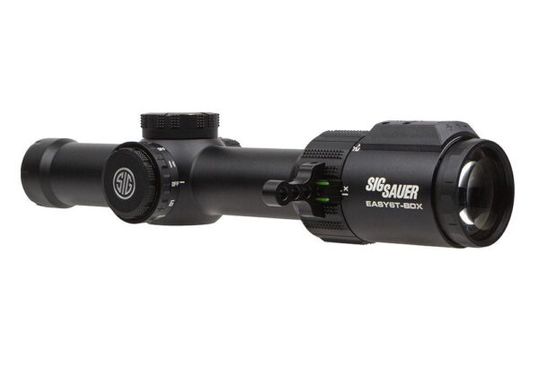 Sig Sauer EASY6-BDX Tactical Rifle Scope 1-6x24 30mm Digital Focal PLane BDX-R LPVO - Black - Precision Shot Firearms