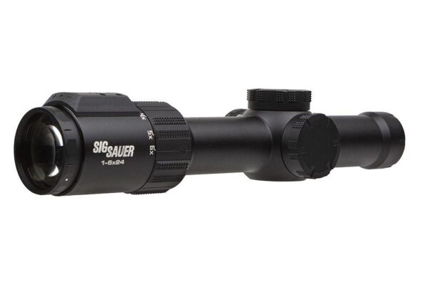 Sig Sauer EASY6-BDX Tactical Rifle Scope 1-6x24 30mm Digital Focal PLane BDX-R LPVO - Black - Precision Shot Firearms
