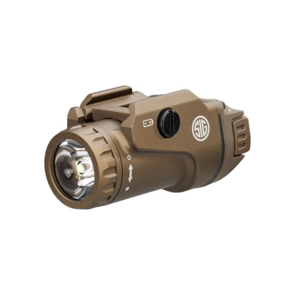 Sig Sauer Foxtrot1X Handgun Weapon Light for Compact and Full Sig 450 Lumen FDE - Precision Shot Firearms