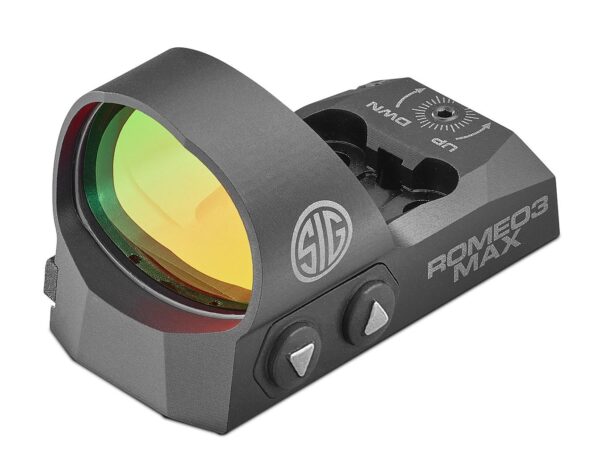 Sig Sauer Romeo3 Max Reflex Sight 1x35mm 6MOA 1.0MOA Adjust M1913 - Black - Precision Shot Firearms